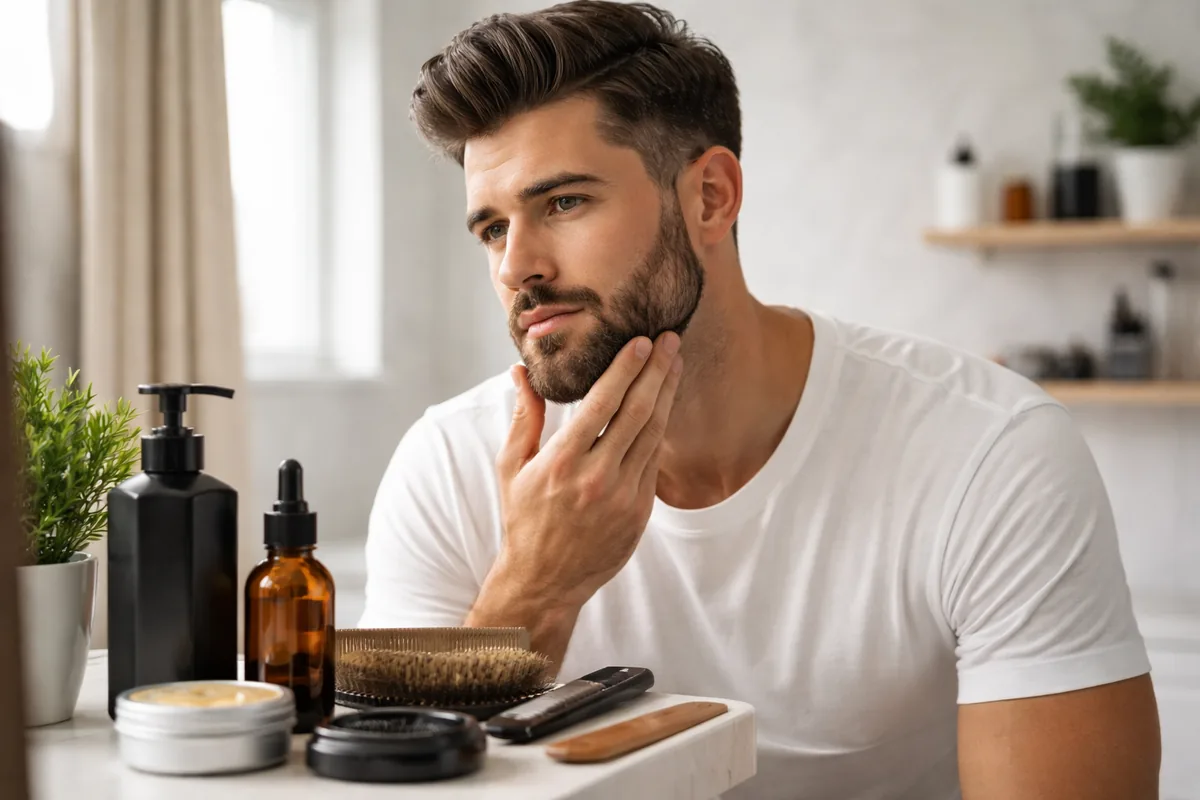 Quels soins choisir pour la barbe et les cheveux masculins au quotidien